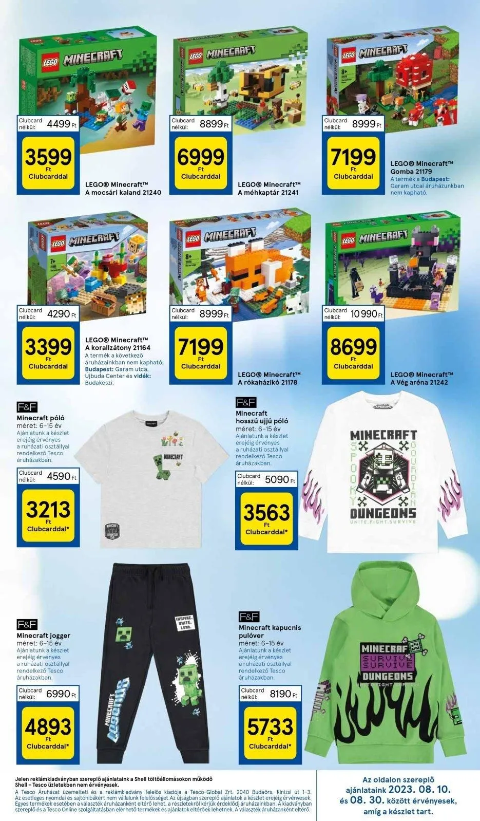Tesco akciós újság Hipermarket 08.10–08.16 – 15. oldal