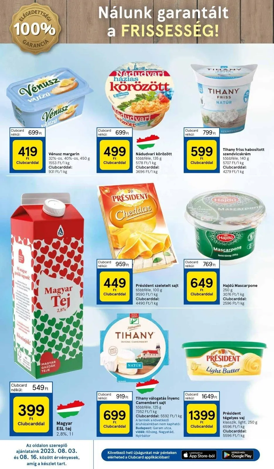 Tesco akciós újság Hipermarket 08.10–08.16 – 20. oldal
