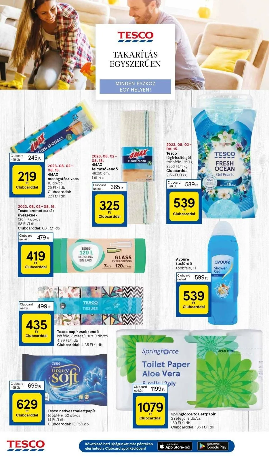 Tesco akciós újság Hipermarket 08.10–08.16 – 32. oldal