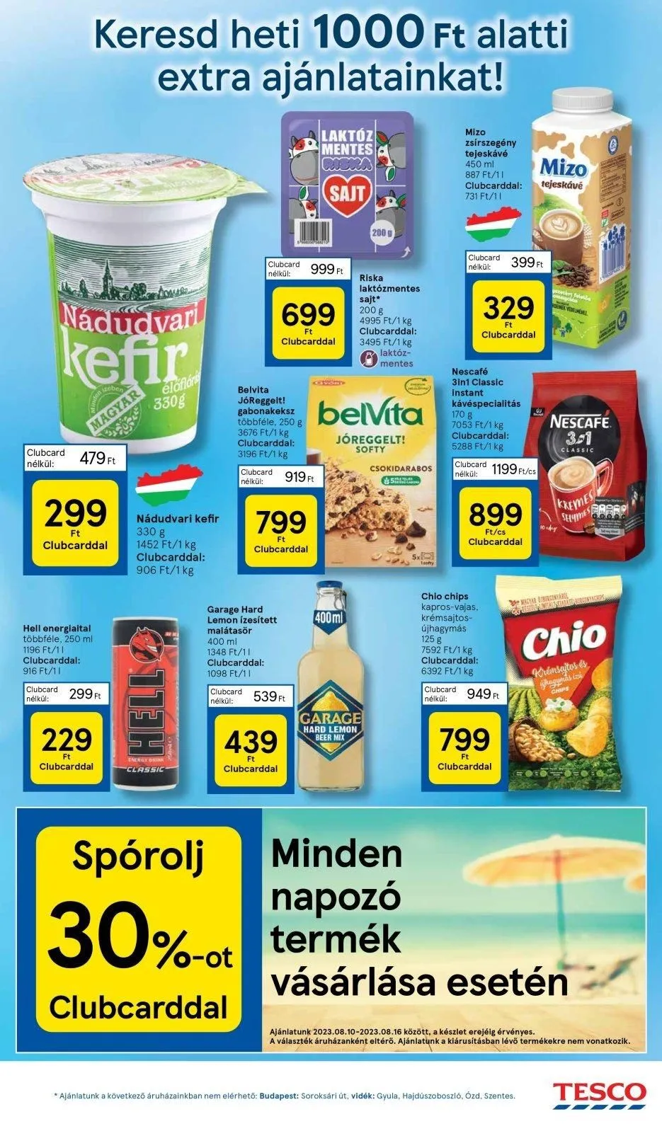 Tesco akciós újság Hipermarket 08.10–08.16 – 5. oldal