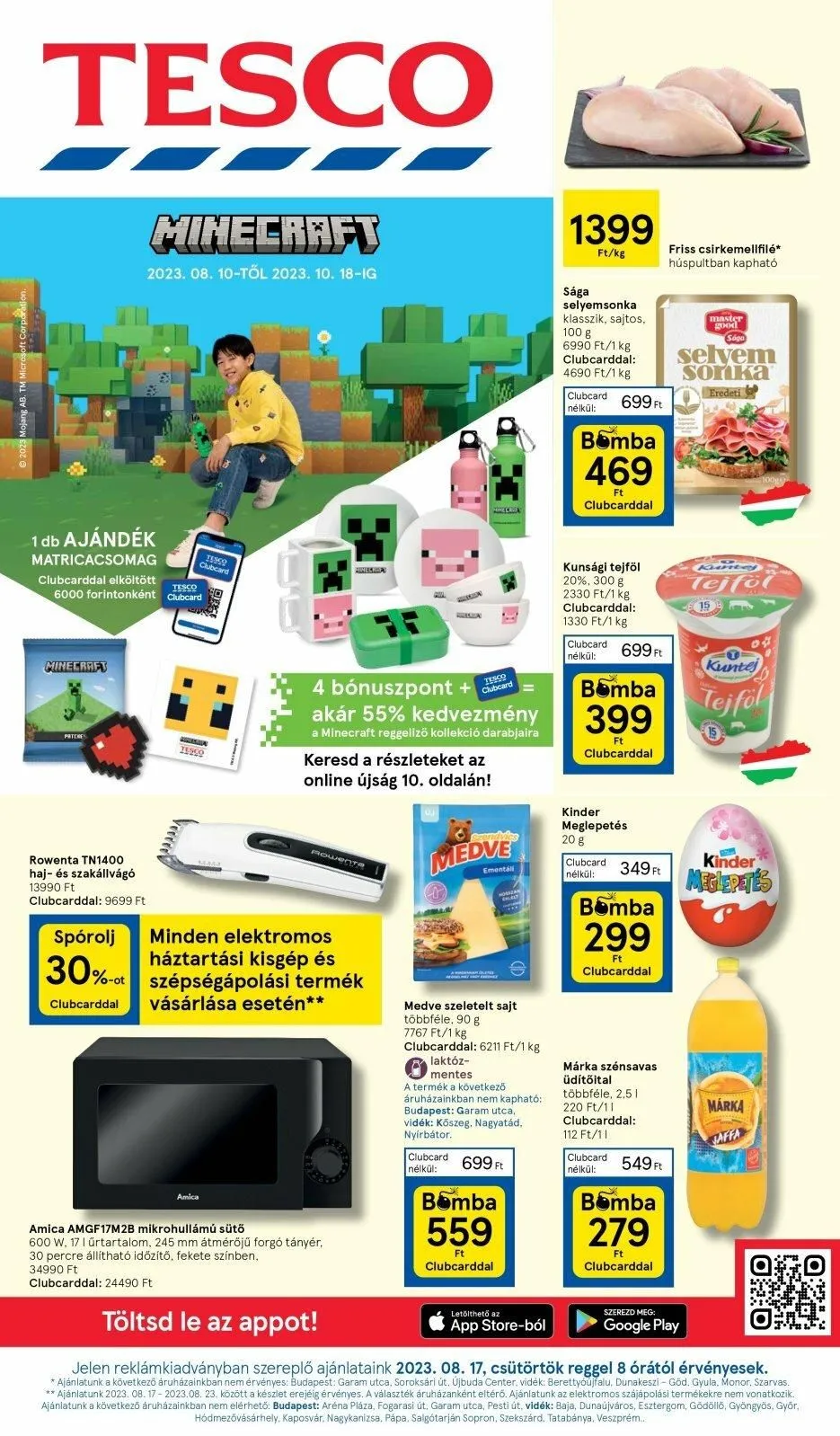 Tesco akciós újság Hipermarket 08.17–08.23