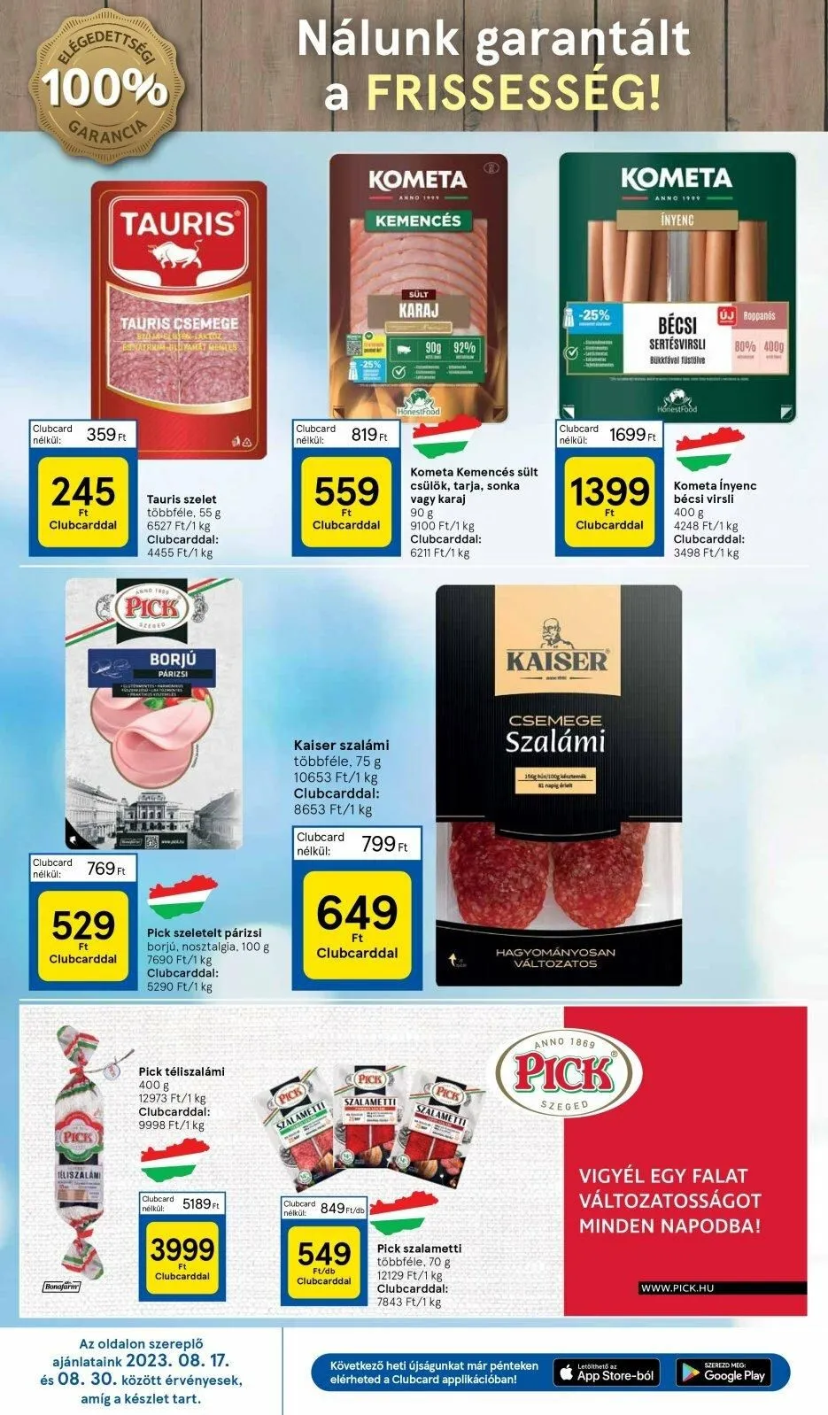Tesco akciós újság Hipermarket 08.17–08.23 – 14. oldal