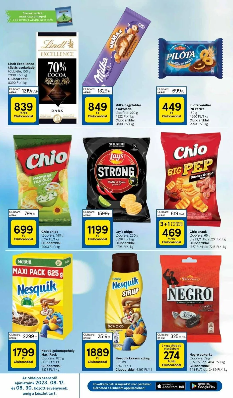 Tesco akciós újság Hipermarket 08.17–08.23 – 22. oldal