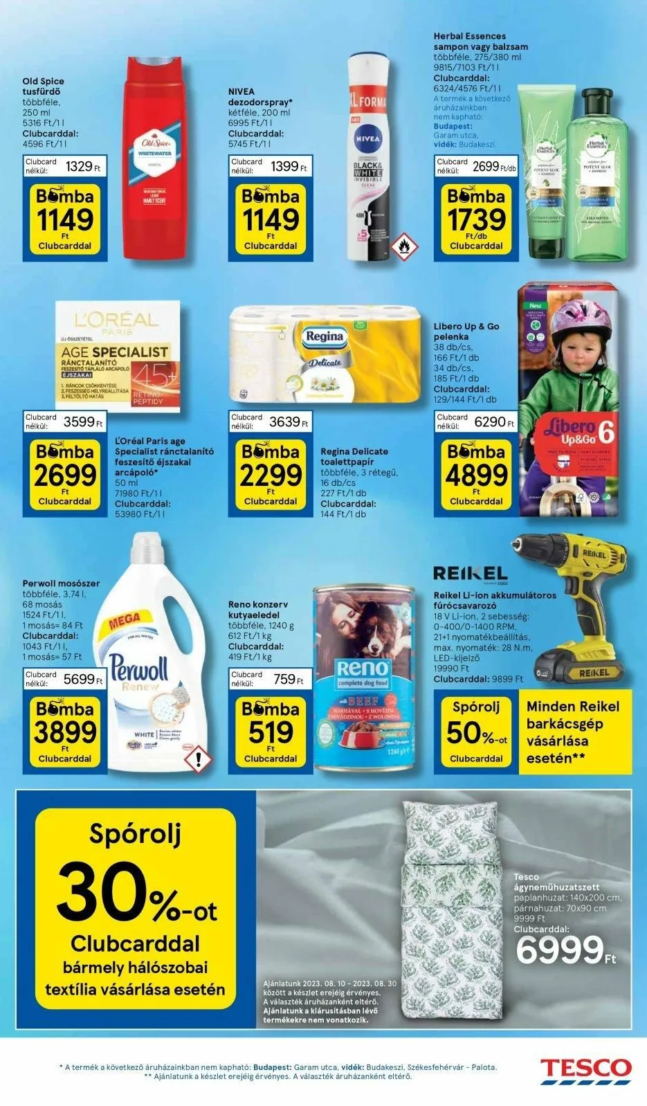 Tesco akciós újság Hipermarket 08.17–08.23 – 3. oldal