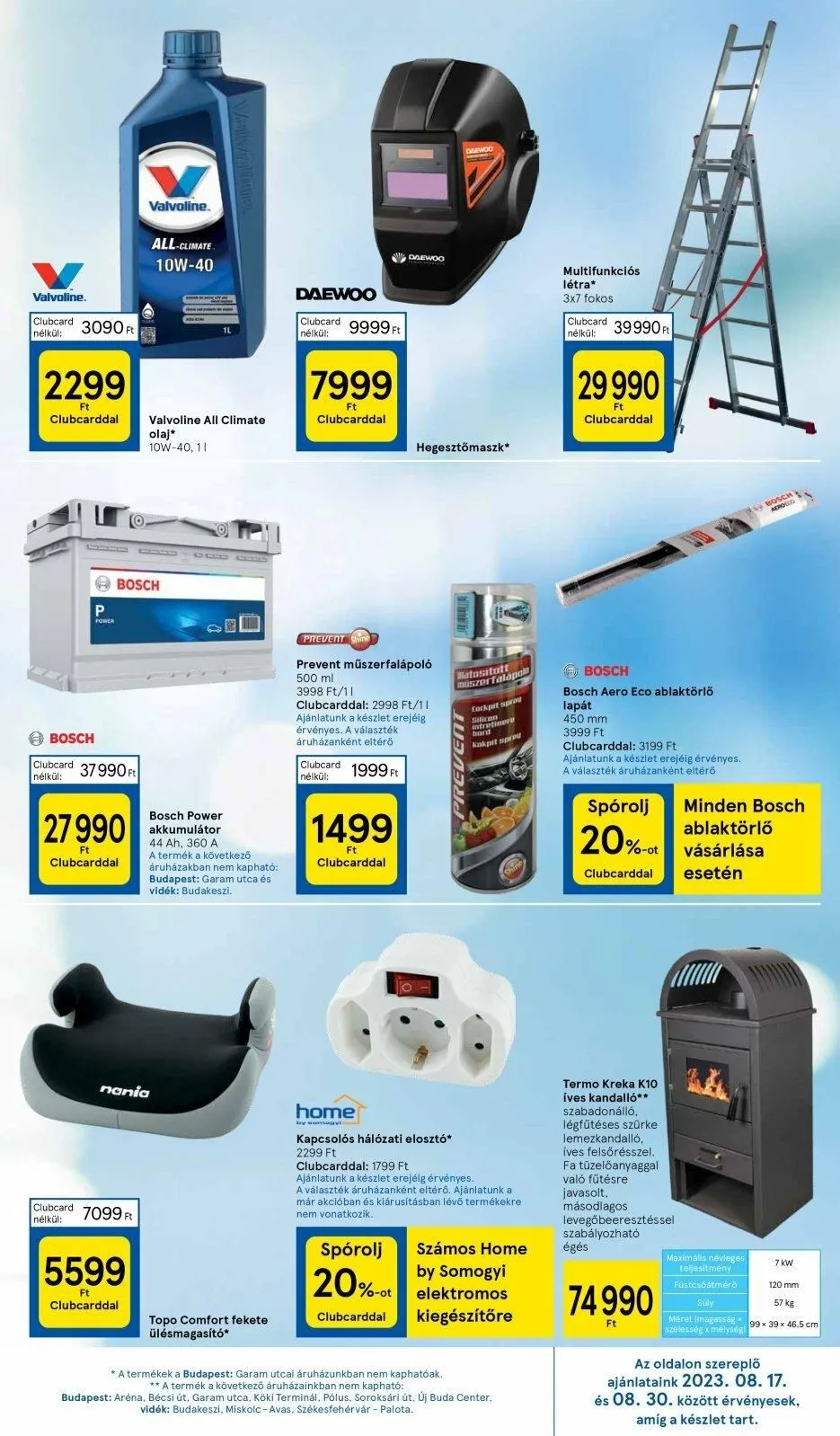 Tesco akciós újság Hipermarket 08.17–08.23 – 43. oldal