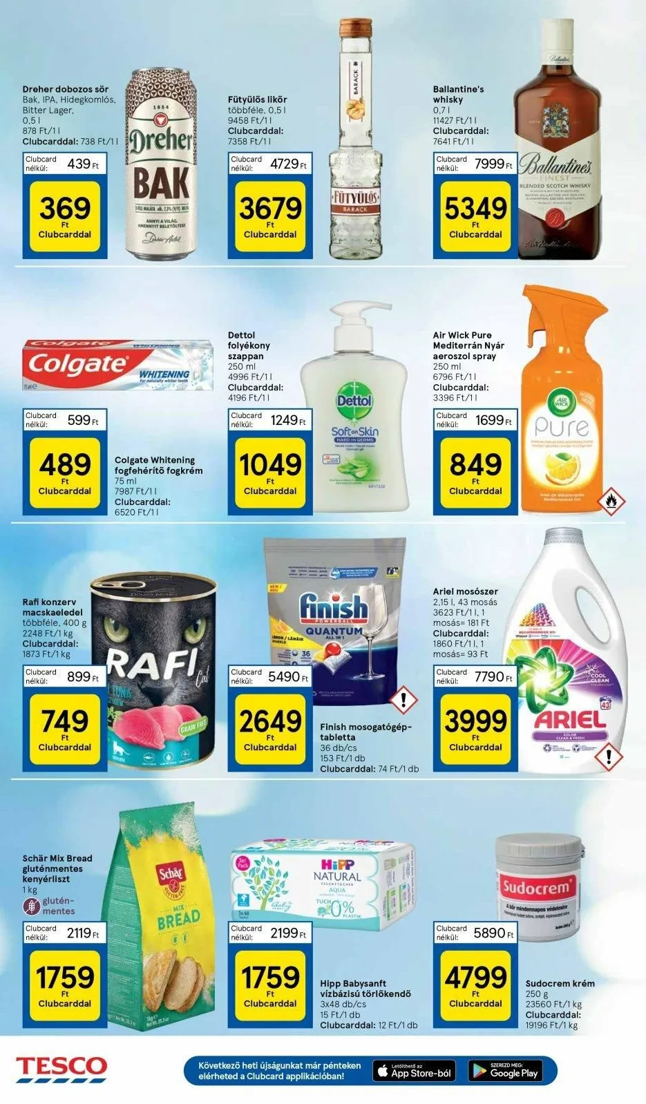 Tesco akciós újság Hipermarket 08.17–08.23 – 6. oldal