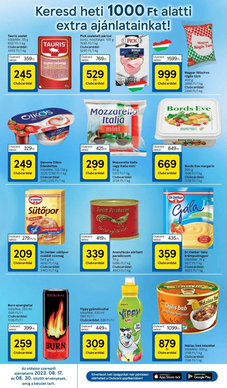 Tesco akciós újság Hipermarket 08.24–08.30 – 4. oldal