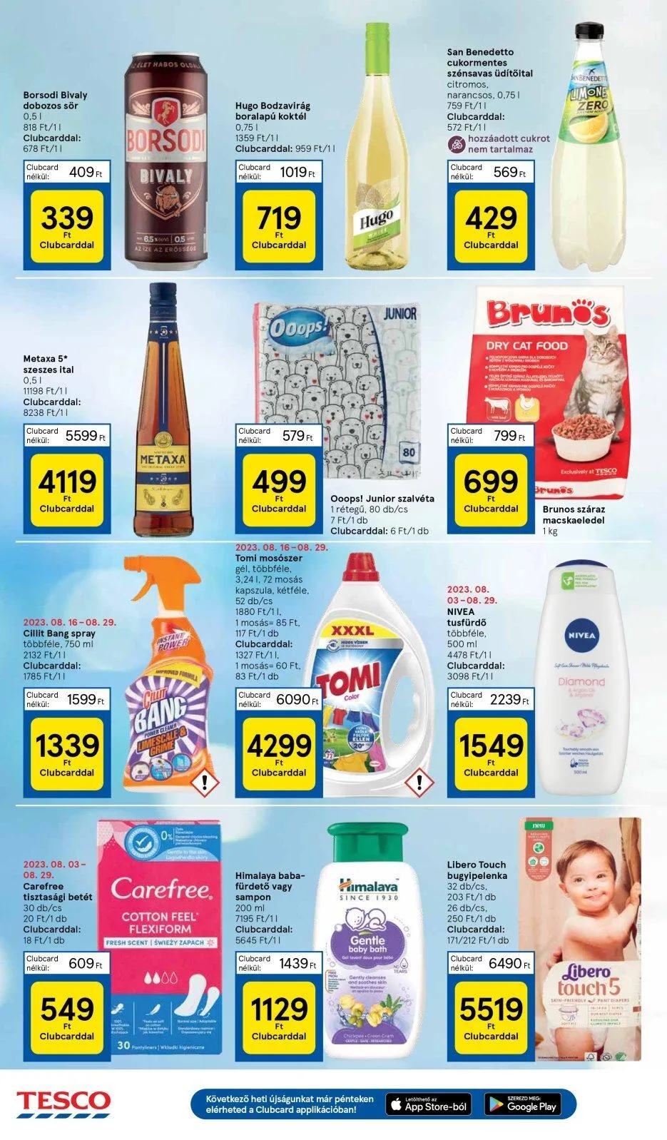 Tesco akciós újság Hipermarket 08.24–08.30 – 6. oldal