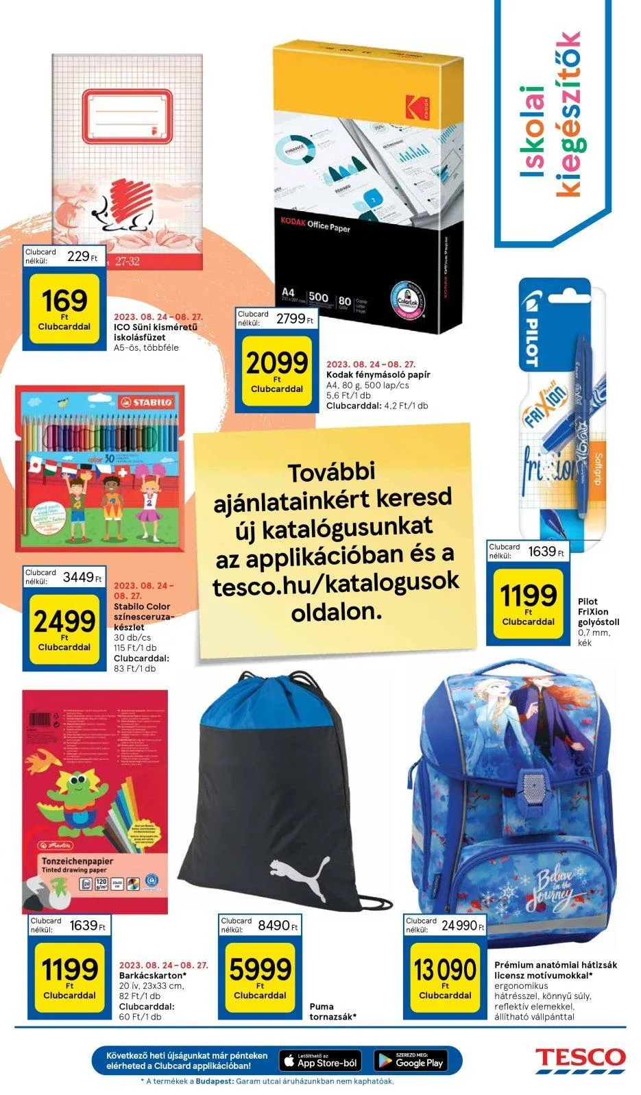 Tesco akciós újság Hipermarket 08.24–08.30 – 7. oldal