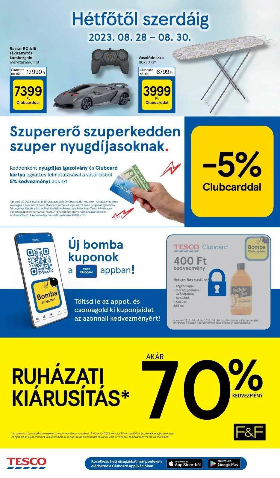 Tesco akciós újság Hipermarket 08.24–08.30 – 8. oldal