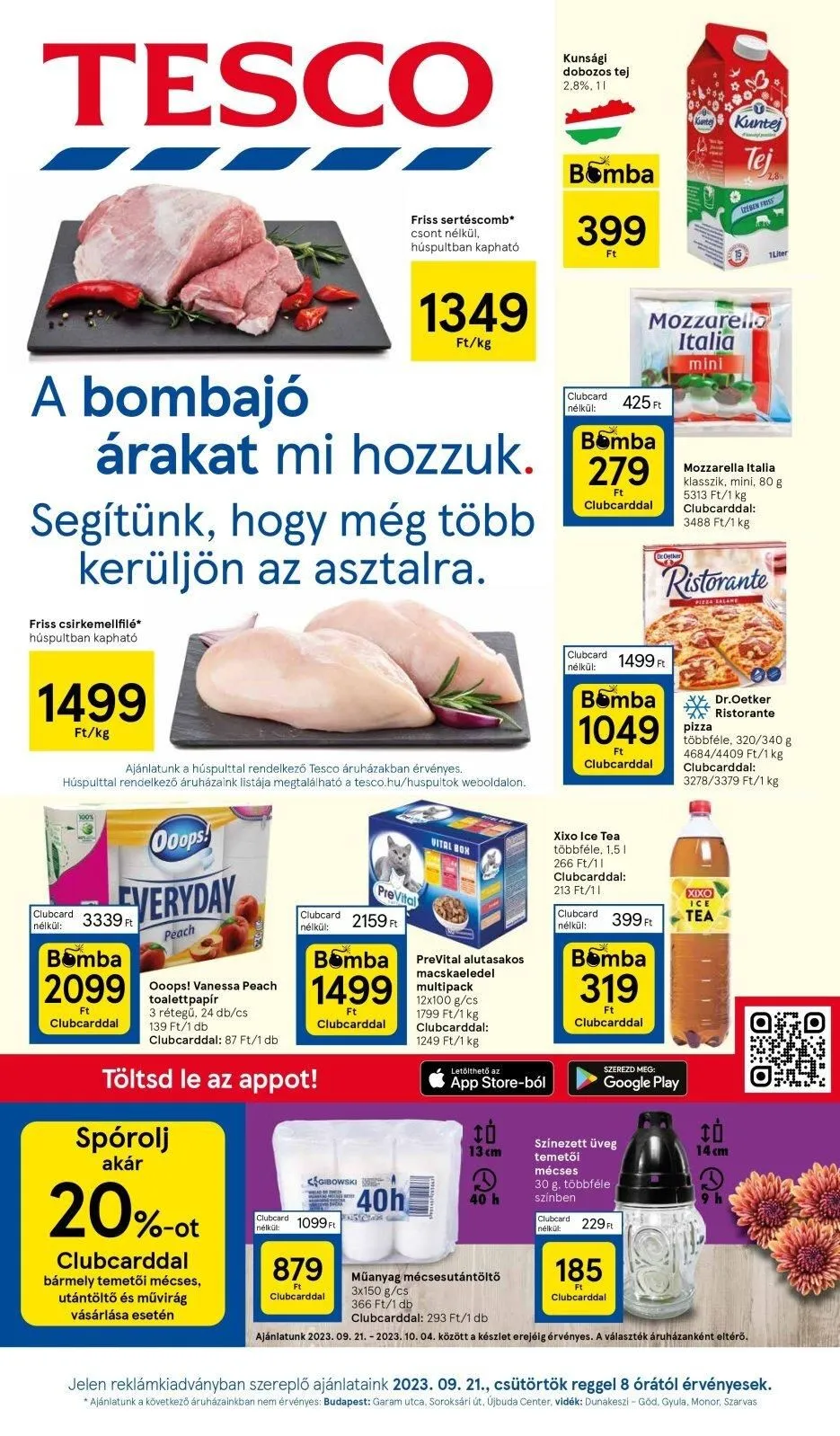 Tesco akciós újság Hipermarket 09.21–09.27