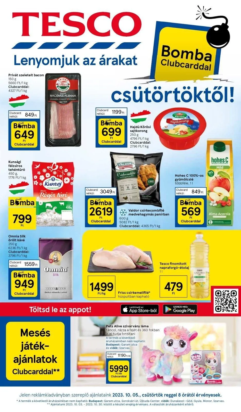 Tesco akciós újság Hipermarket 10.05–10.11