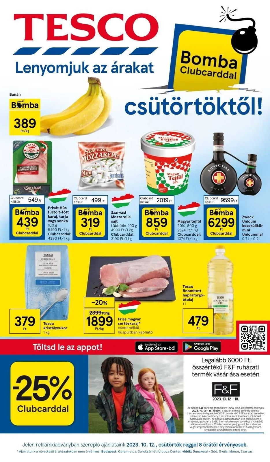 Tesco akciós újság Hipermarket 10.12–10.18