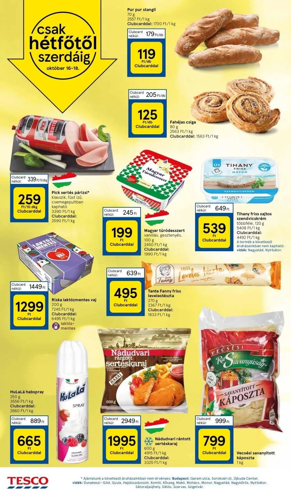 Tesco akciós újság Hipermarket 10.12–10.18 – 10. oldal