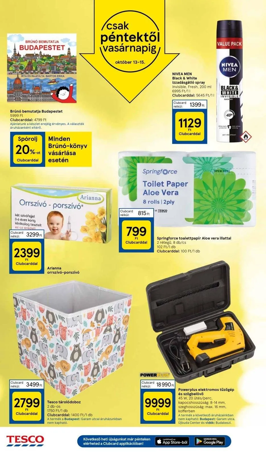 Tesco akciós újság Hipermarket 10.12–10.18 – 12. oldal