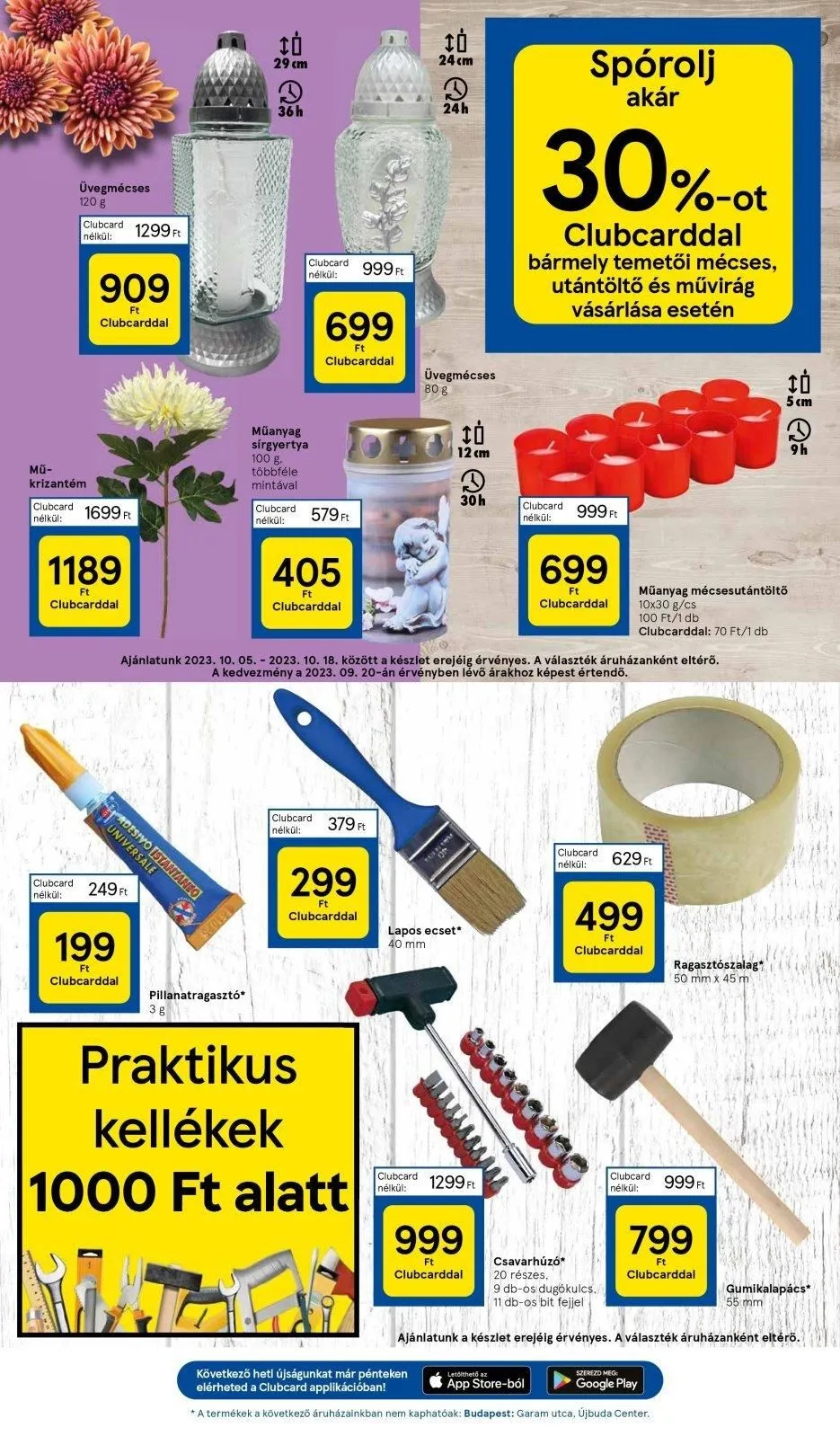 Tesco akciós újság Hipermarket 10.12–10.18 – 9. oldal