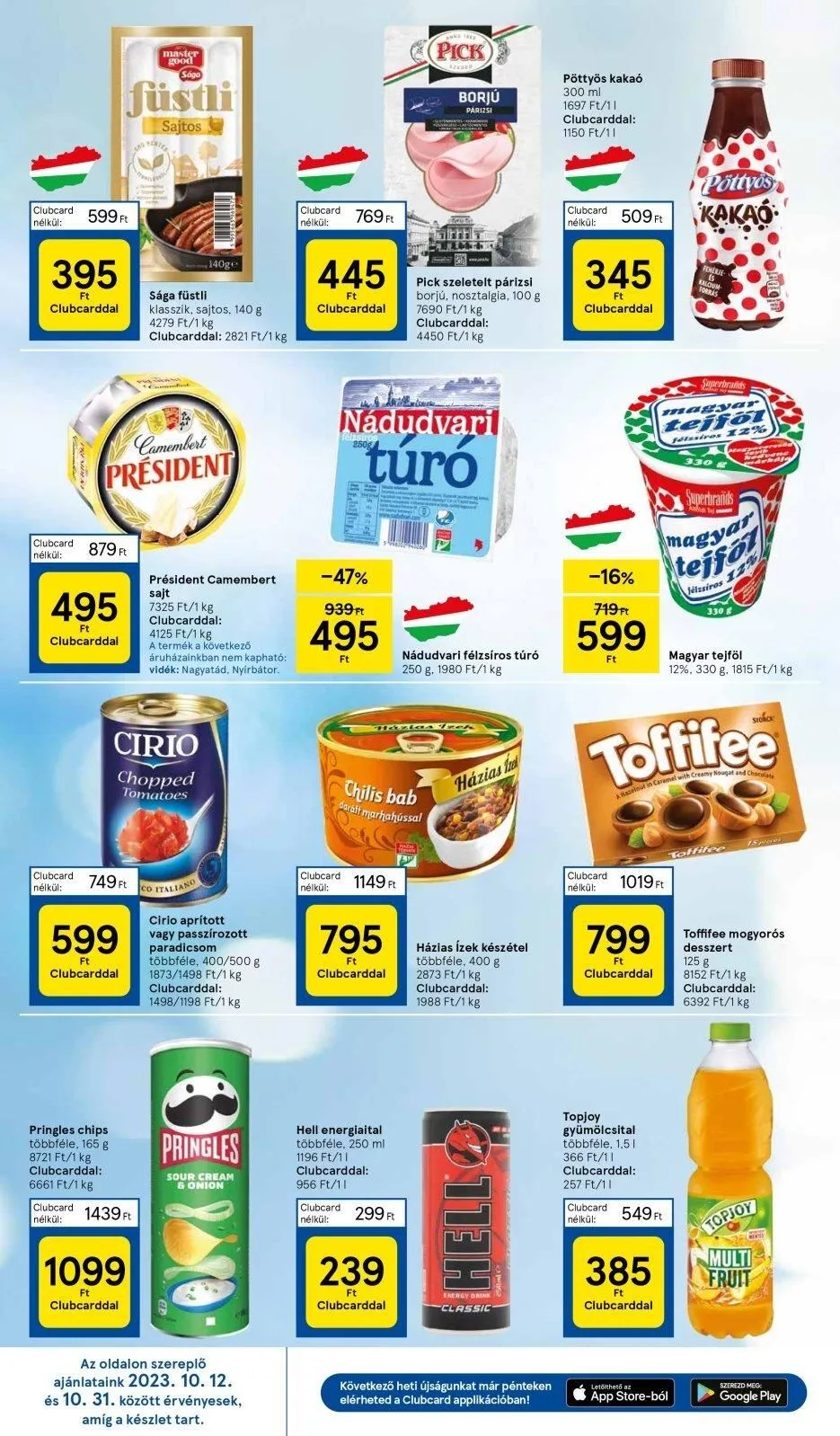 Tesco akciós újság Hipermarket 10.19–10.25 – 6. oldal
