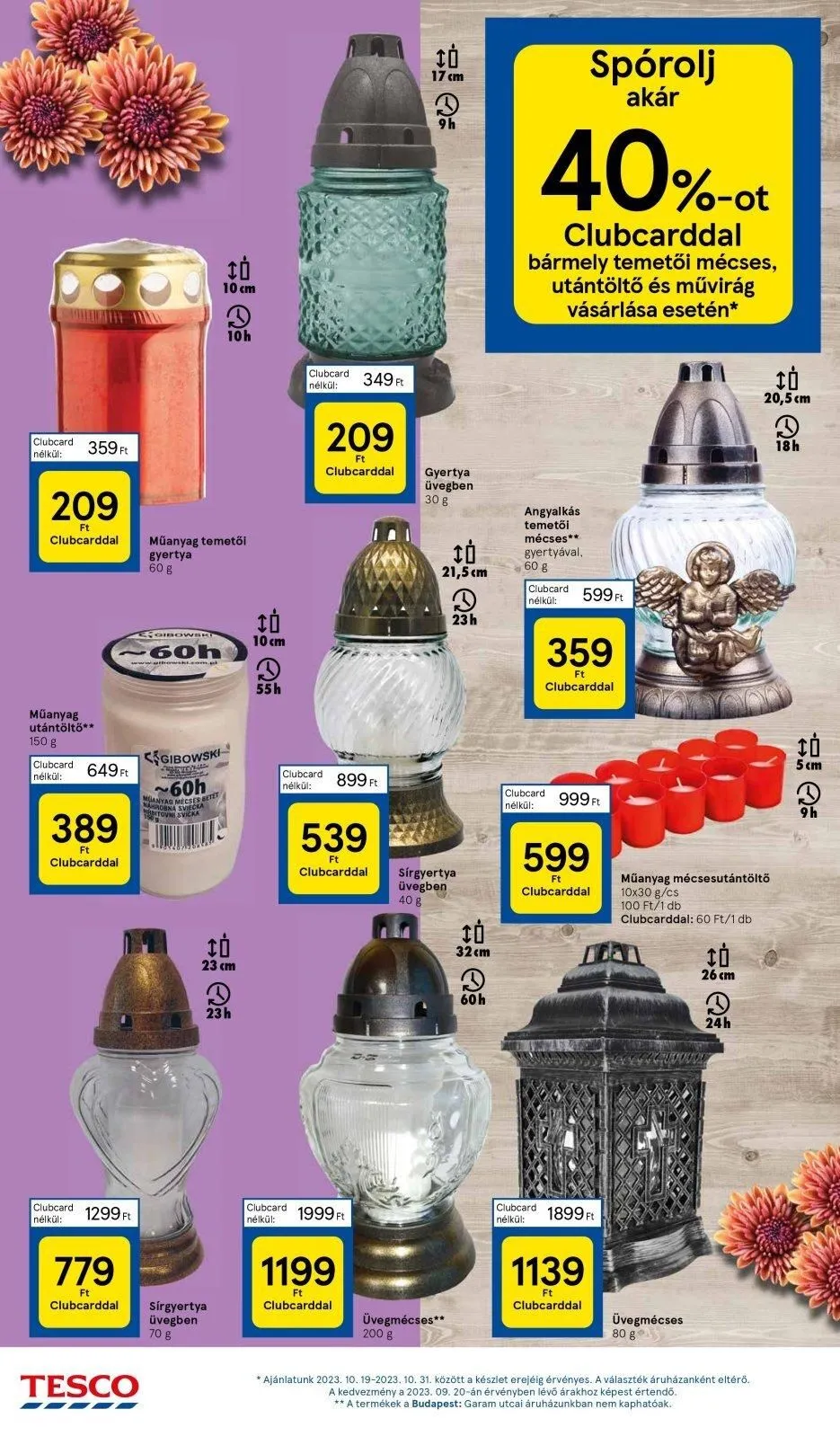 Tesco akciós újság Hipermarket 10.26–11.01 – 10. oldal