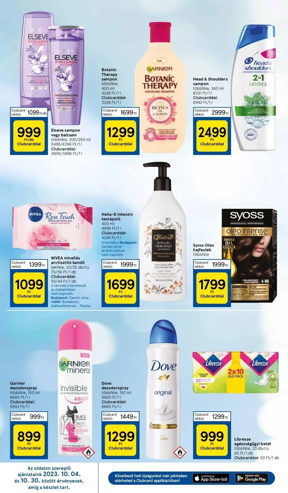 Tesco akciós újság Hipermarket 10.26–11.01 – 30. oldal