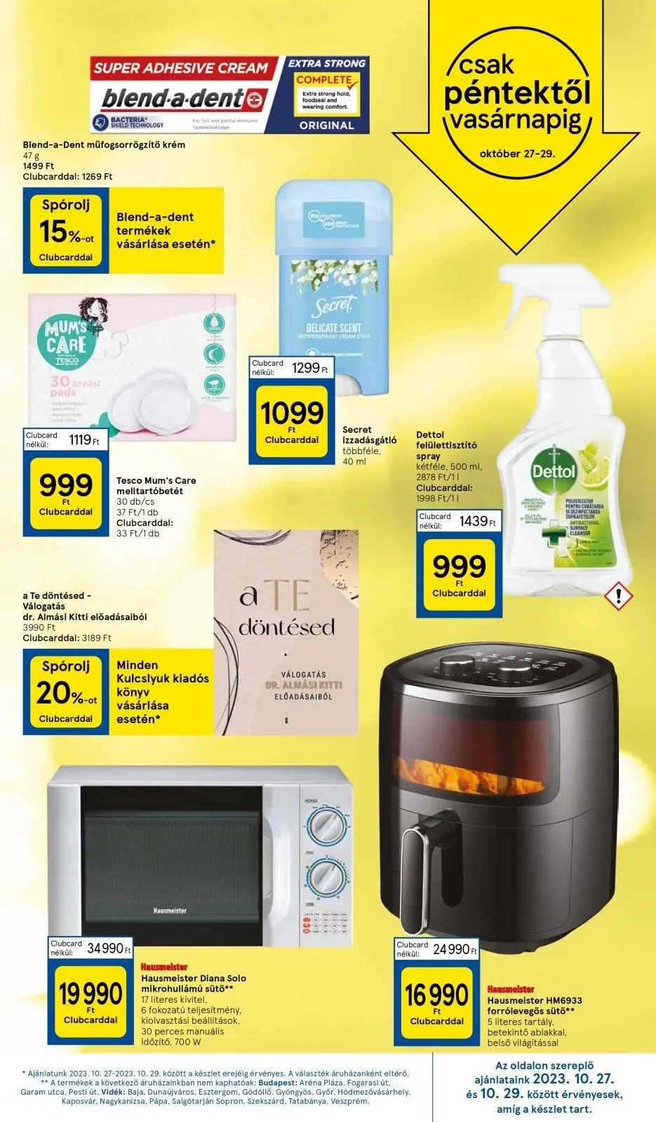 Tesco akciós újság Hipermarket 10.26–11.01 – 35. oldal