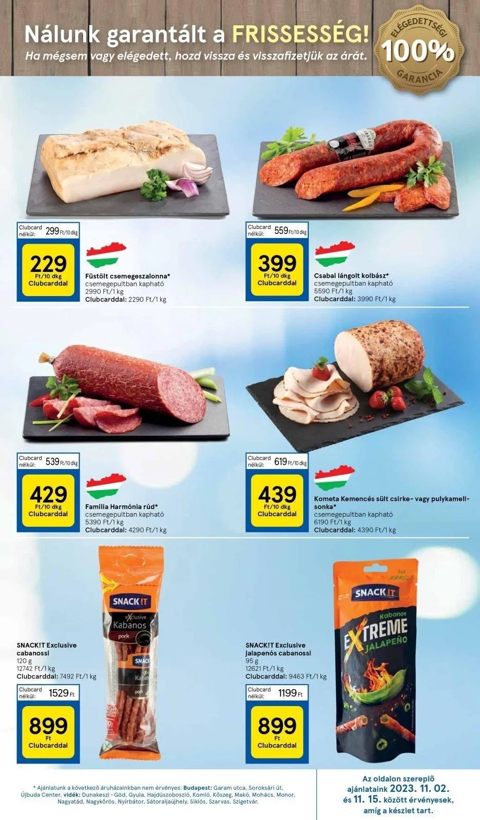 Tesco akciós újság Hipermarket 11.02–11.08 – 17. oldal