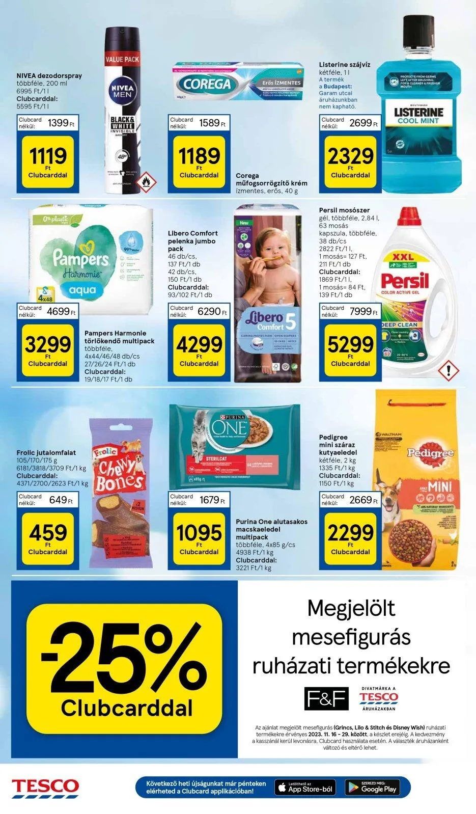 Tesco akciós újság Hipermarket 11.16–11.22 – 10. oldal