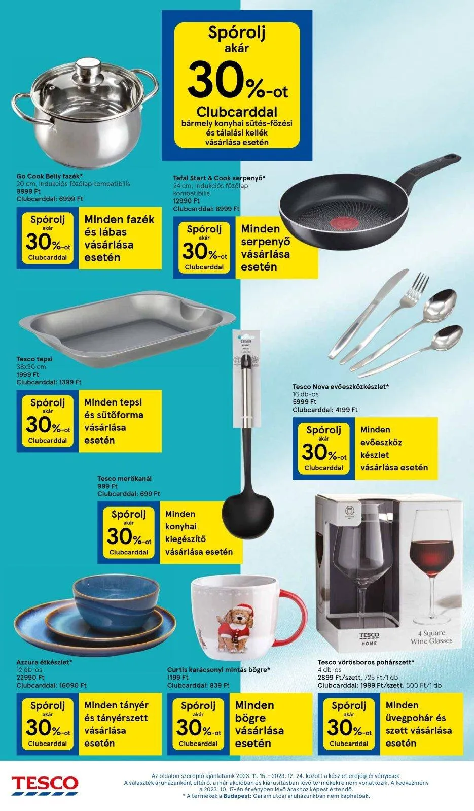 Tesco akciós újság Hipermarket 11.16–11.22 – 12. oldal