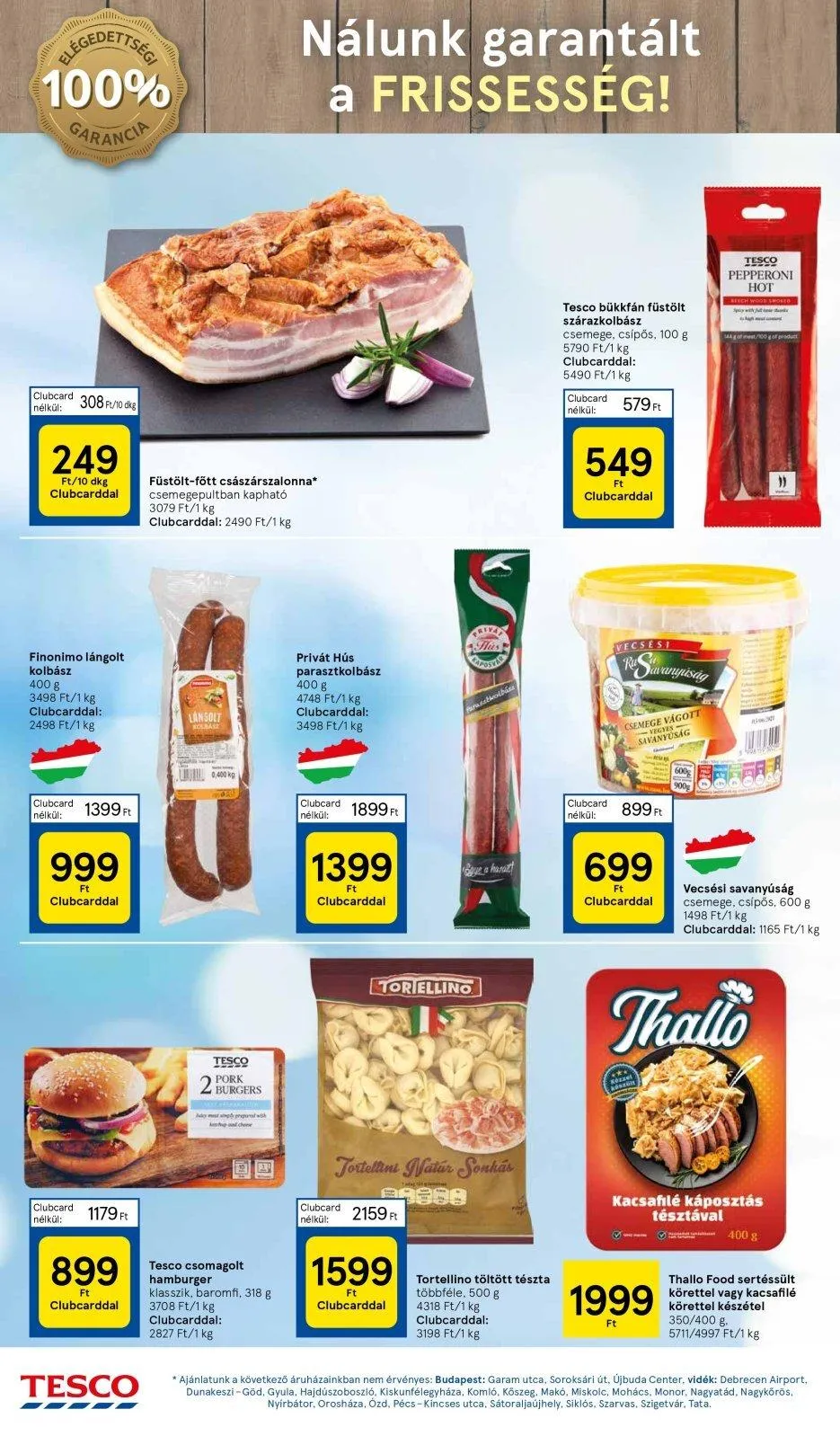 Tesco akciós újság Hipermarket 11.16–11.22 – 18. oldal