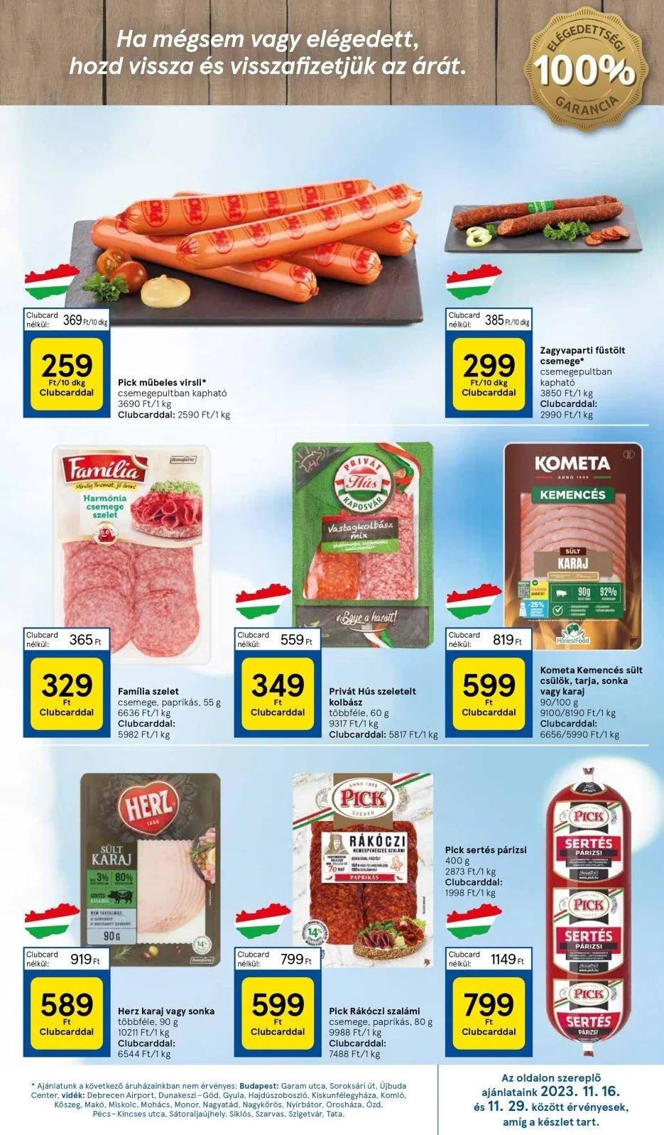 Tesco akciós újság Hipermarket 11.16–11.22 – 19. oldal