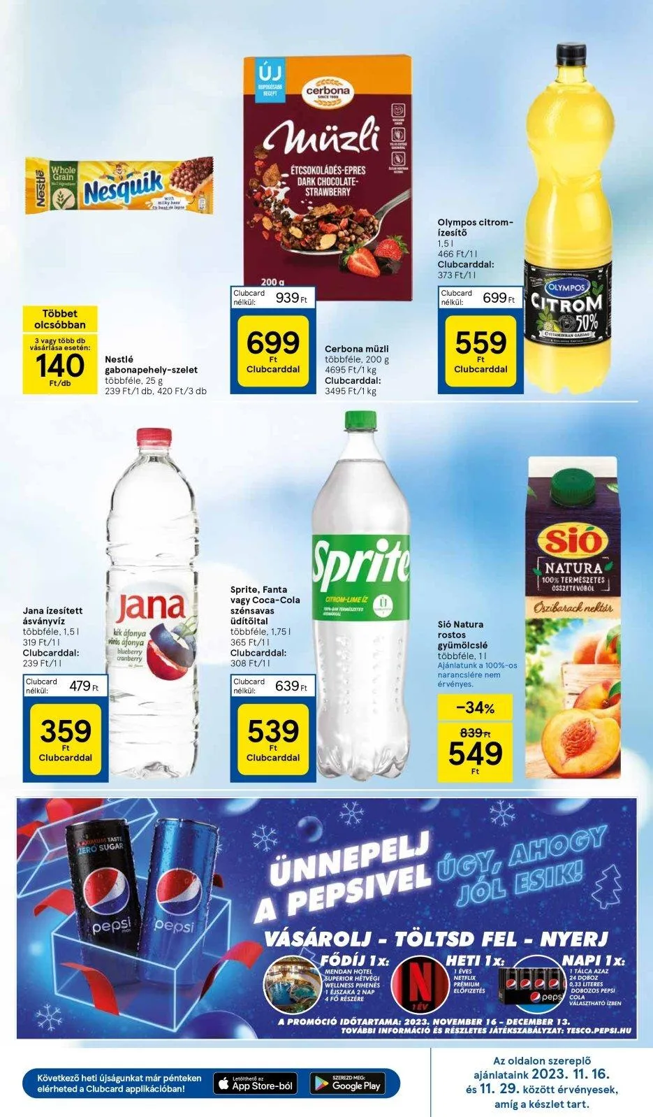 Tesco akciós újság Hipermarket 11.16–11.22 – 27. oldal