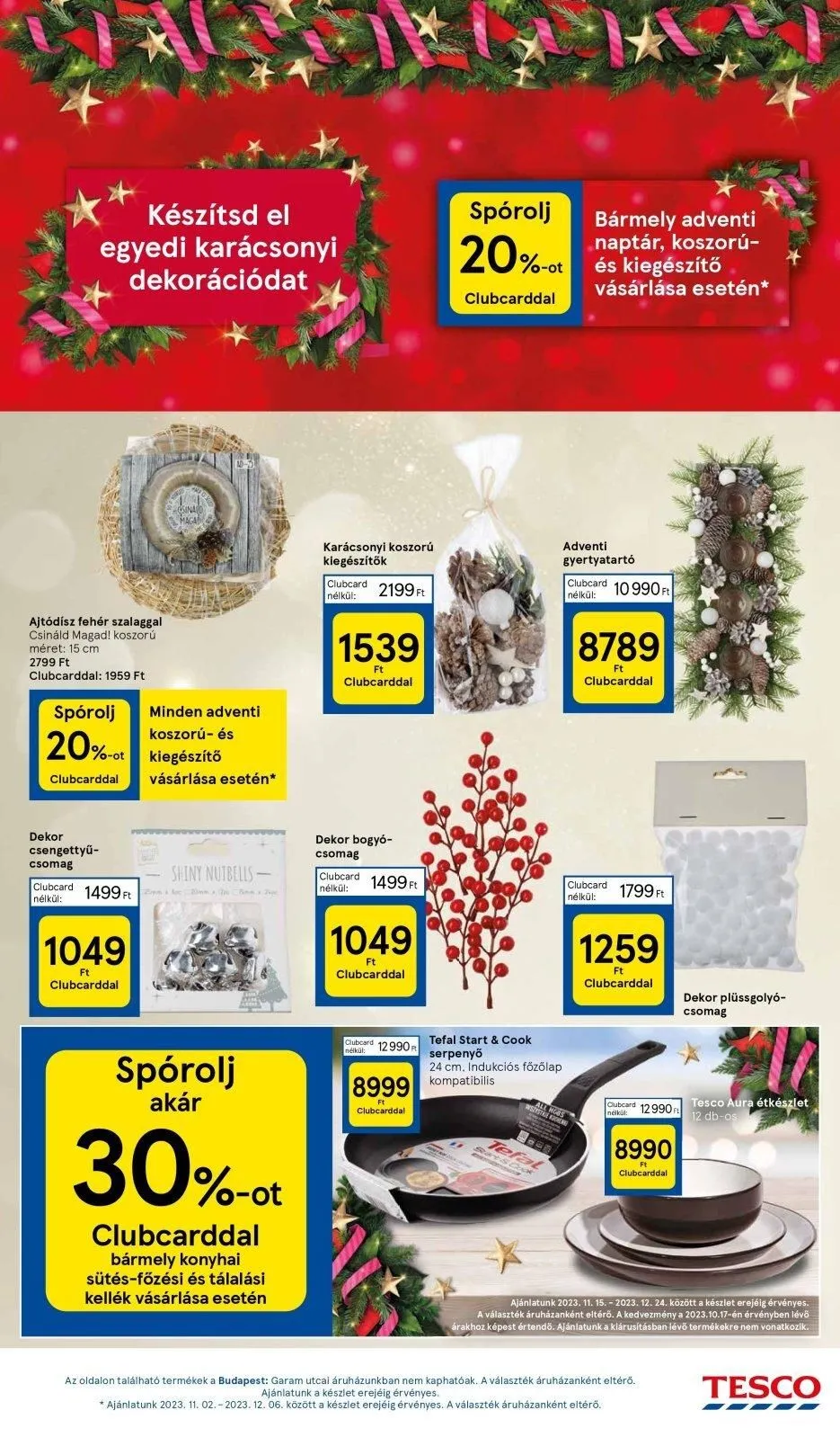 Tesco akciós újság Hipermarket 11.23–11.29 – 11. oldal