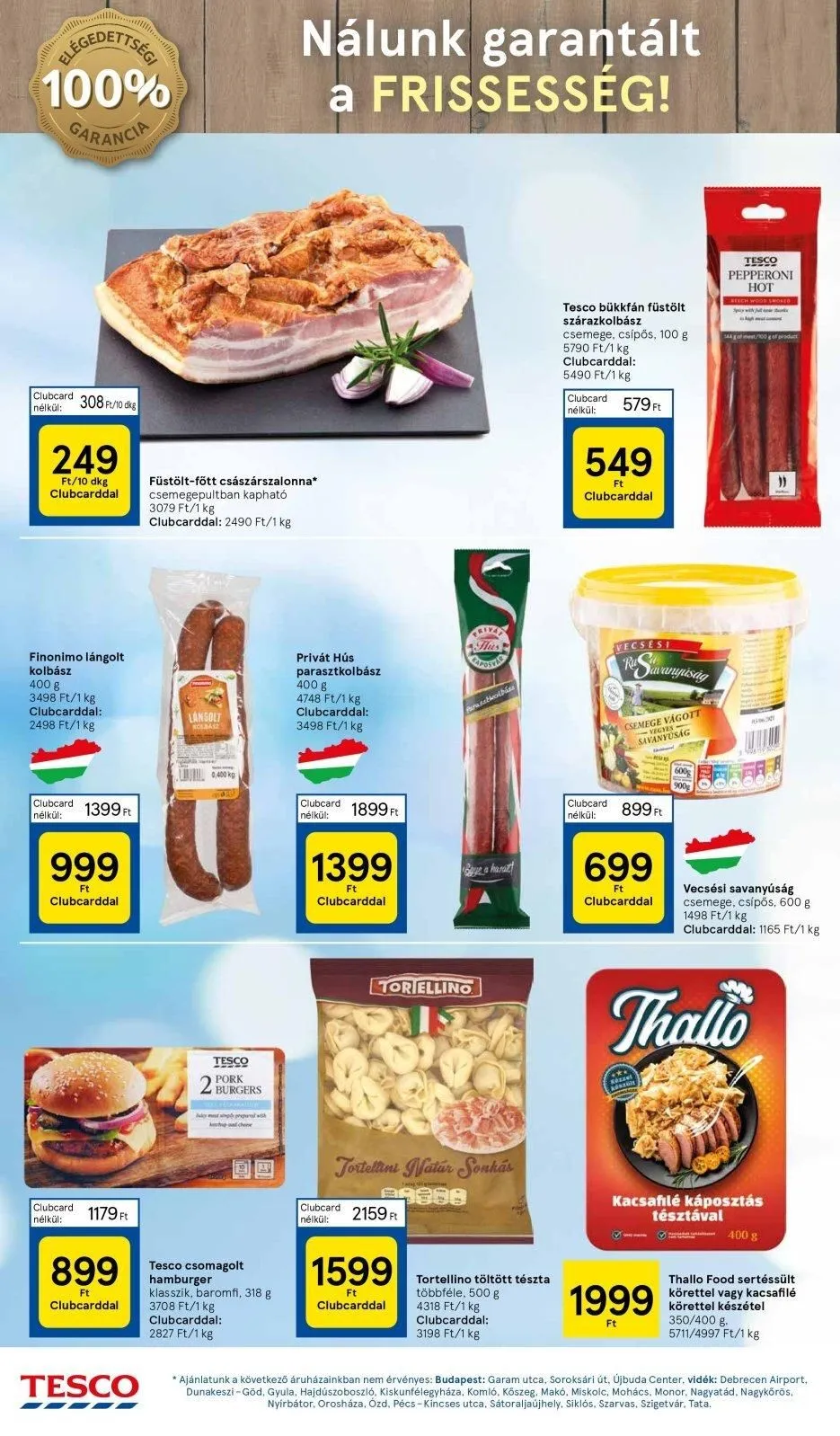 Tesco akciós újság Hipermarket 11.23–11.29 – 18. oldal
