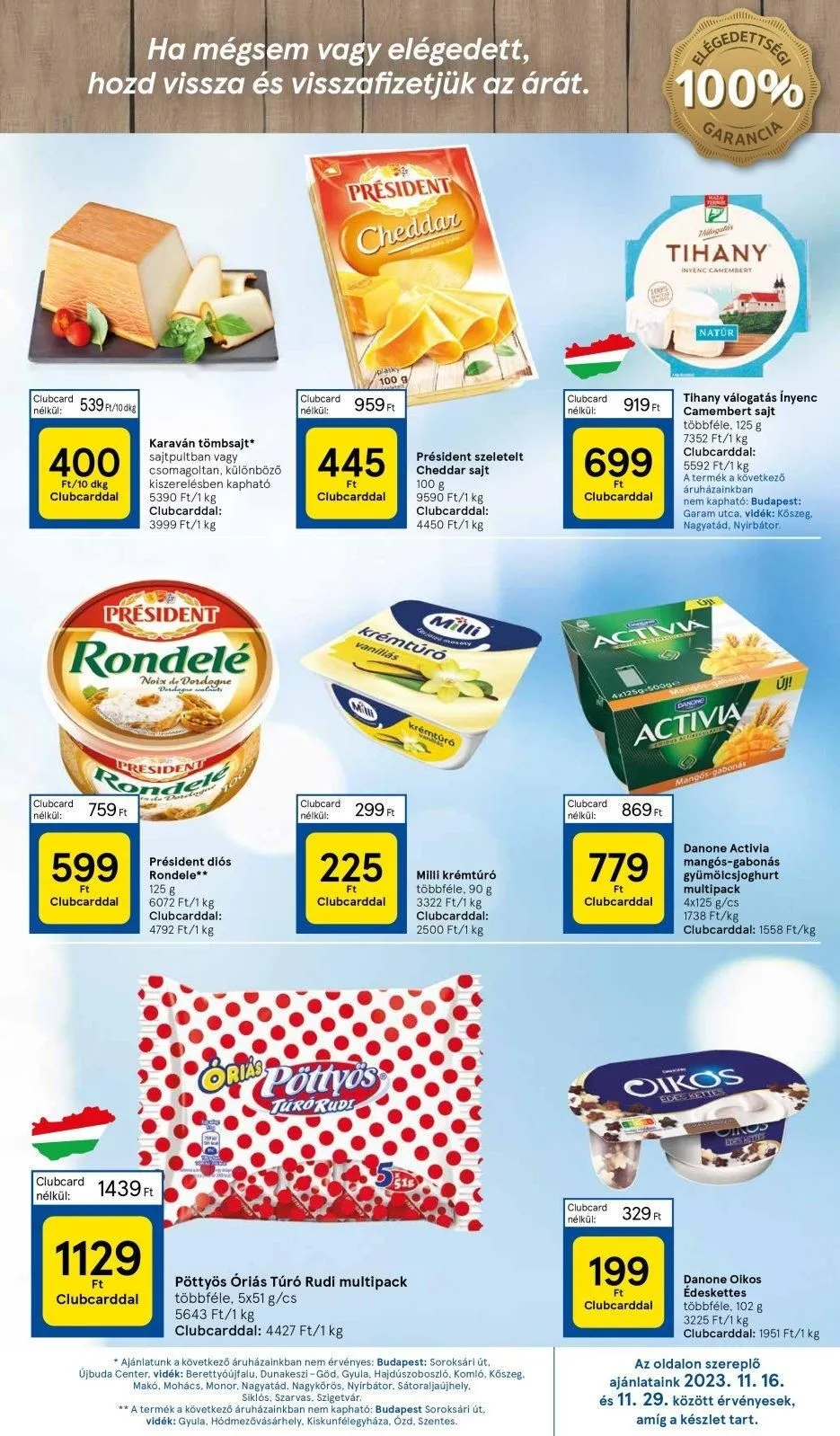 Tesco akciós újság Hipermarket 11.23–11.29 – 21. oldal