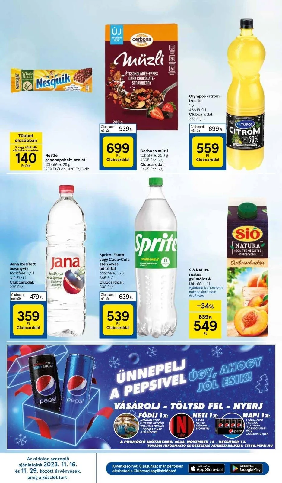 Tesco akciós újság Hipermarket 11.23–11.29 – 32. oldal