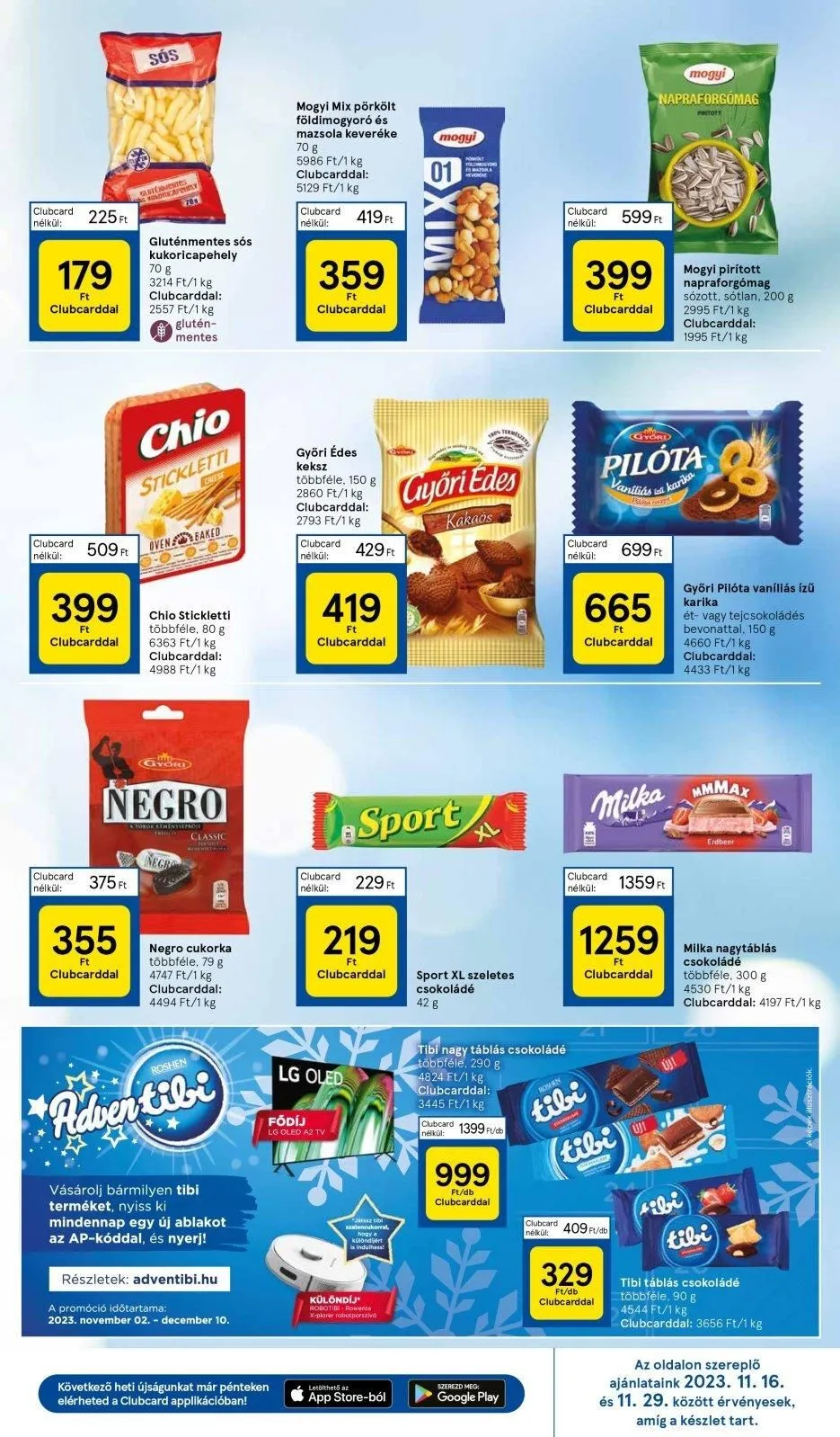 Tesco akciós újság Hipermarket 11.23–11.29 – 33. oldal