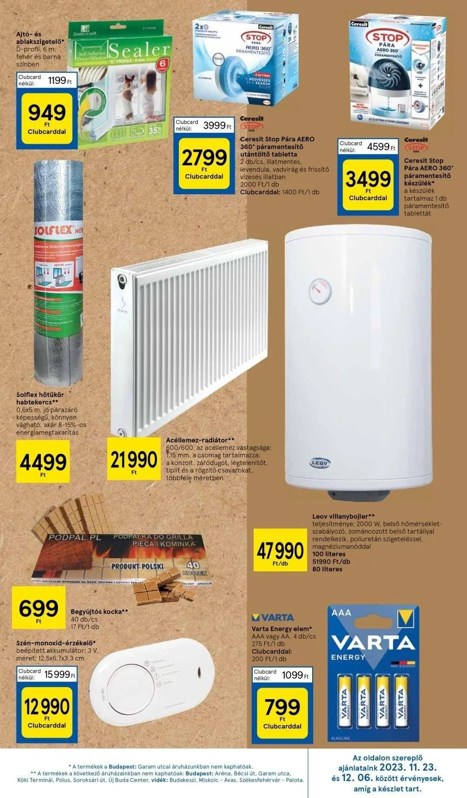 Tesco akciós újság Hipermarket 11.23–11.29 – 51. oldal
