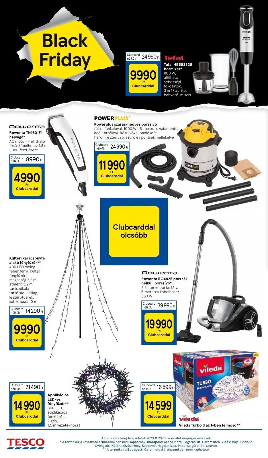 Tesco akciós újság Hipermarket 11.23–11.29 – 8. oldal