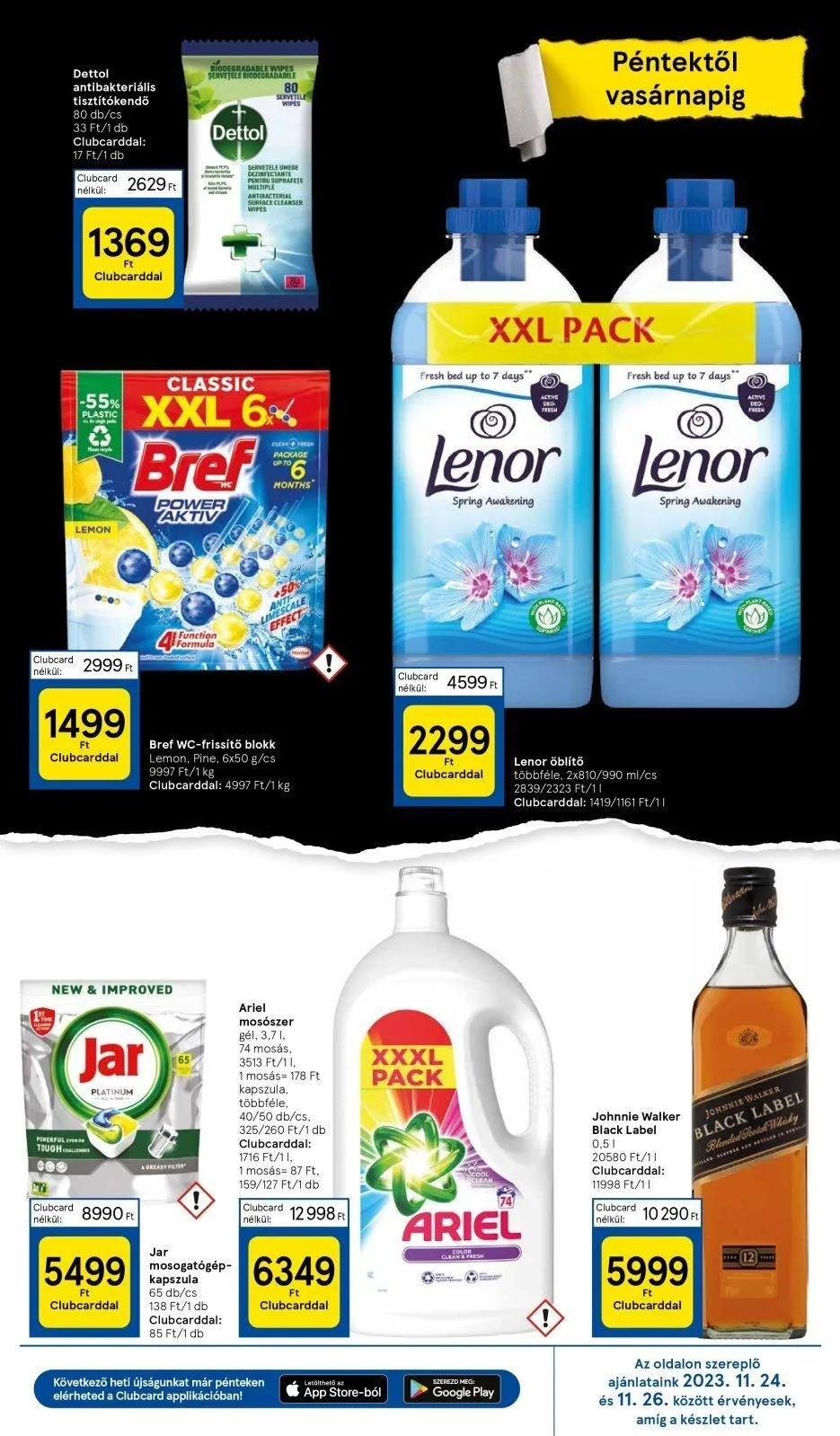 Tesco akciós újság Hipermarket 11.23–11.29 – 9. oldal