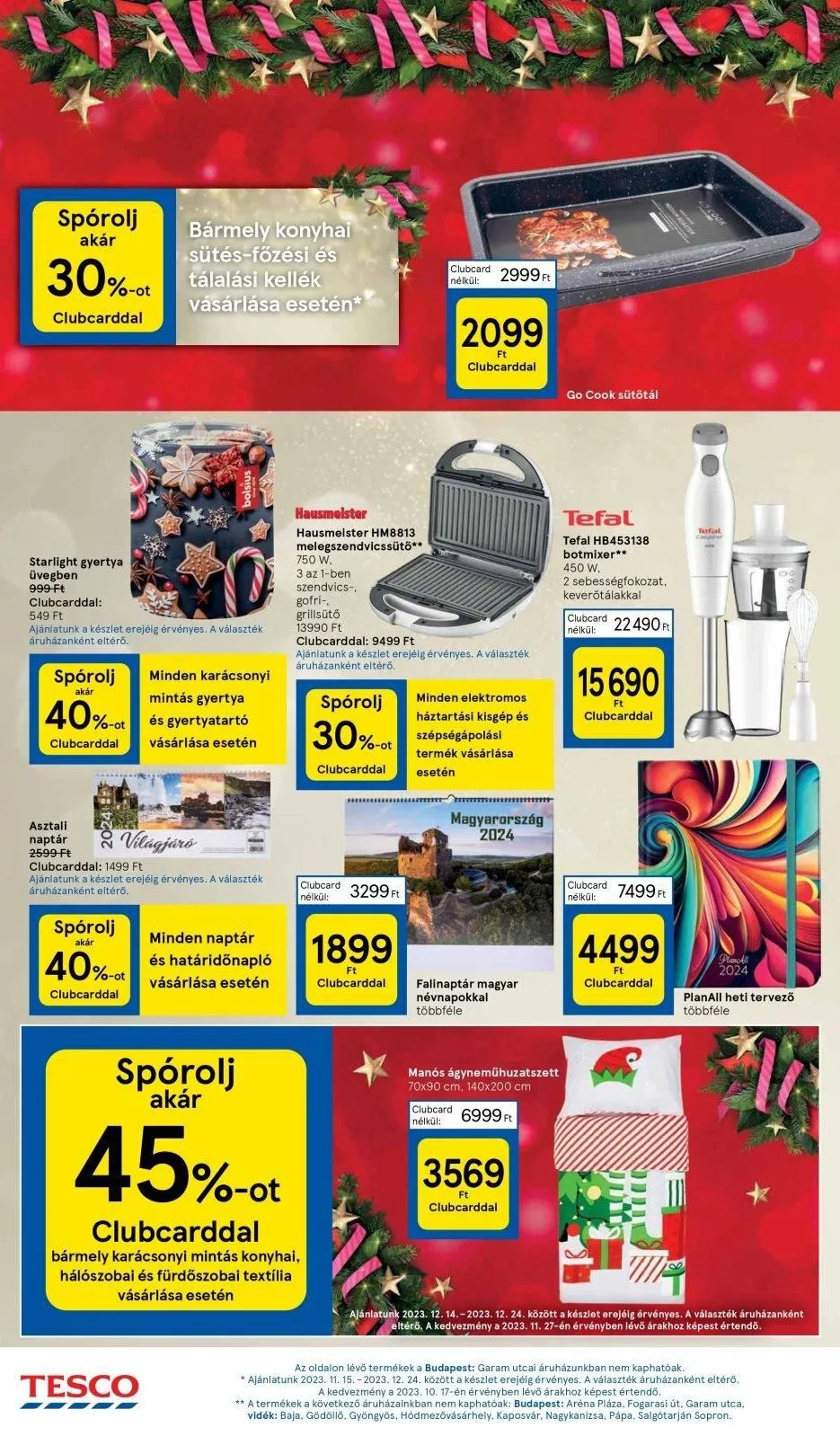 Tesco akciós újság Hipermarket 12.21–12.27 – 10. oldal
