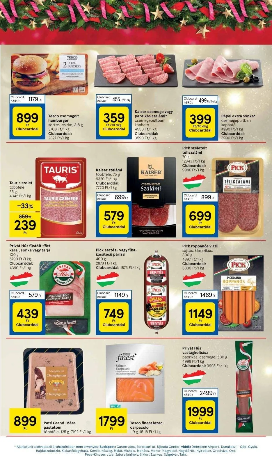 Tesco akciós újság Hipermarket 12.21–12.27 – 17. oldal