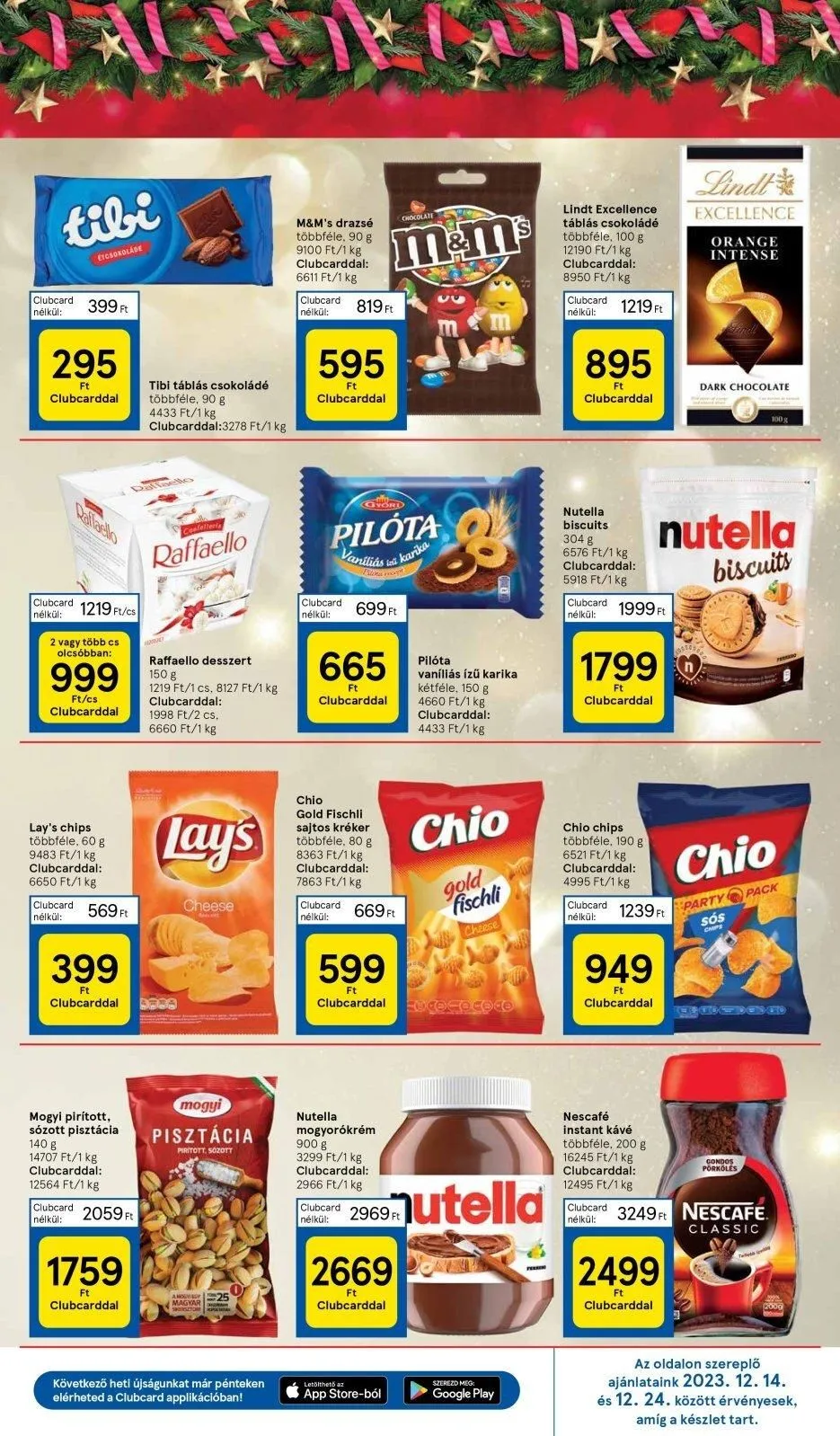 Tesco akciós újság Hipermarket 12.21–12.27 – 23. oldal