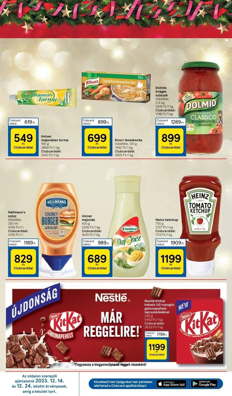 Tesco akciós újság Hipermarket 12.21–12.27 – 24. oldal
