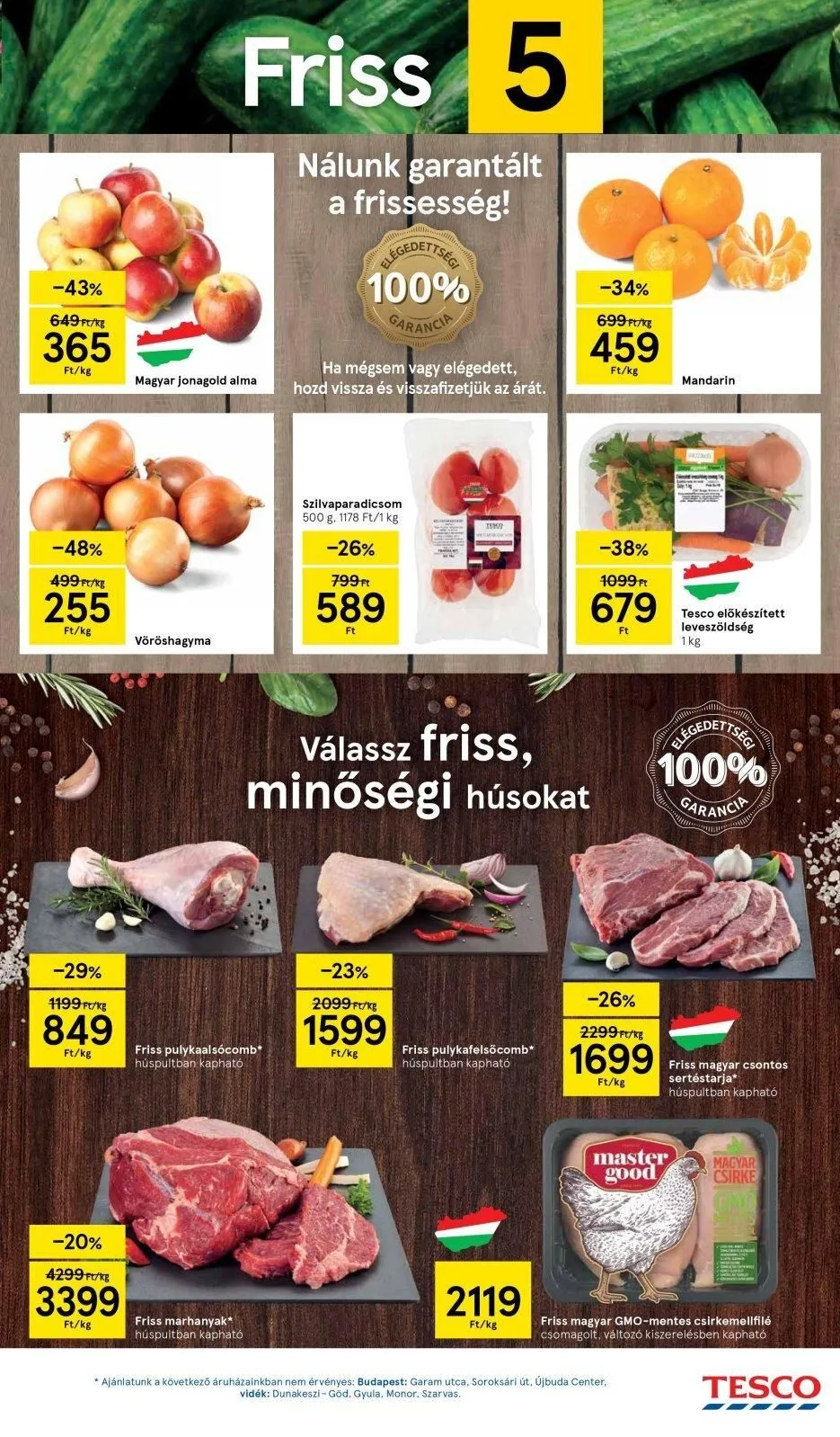 Tesco akciós újság Hipermarket 12.21–12.27 – 3. oldal