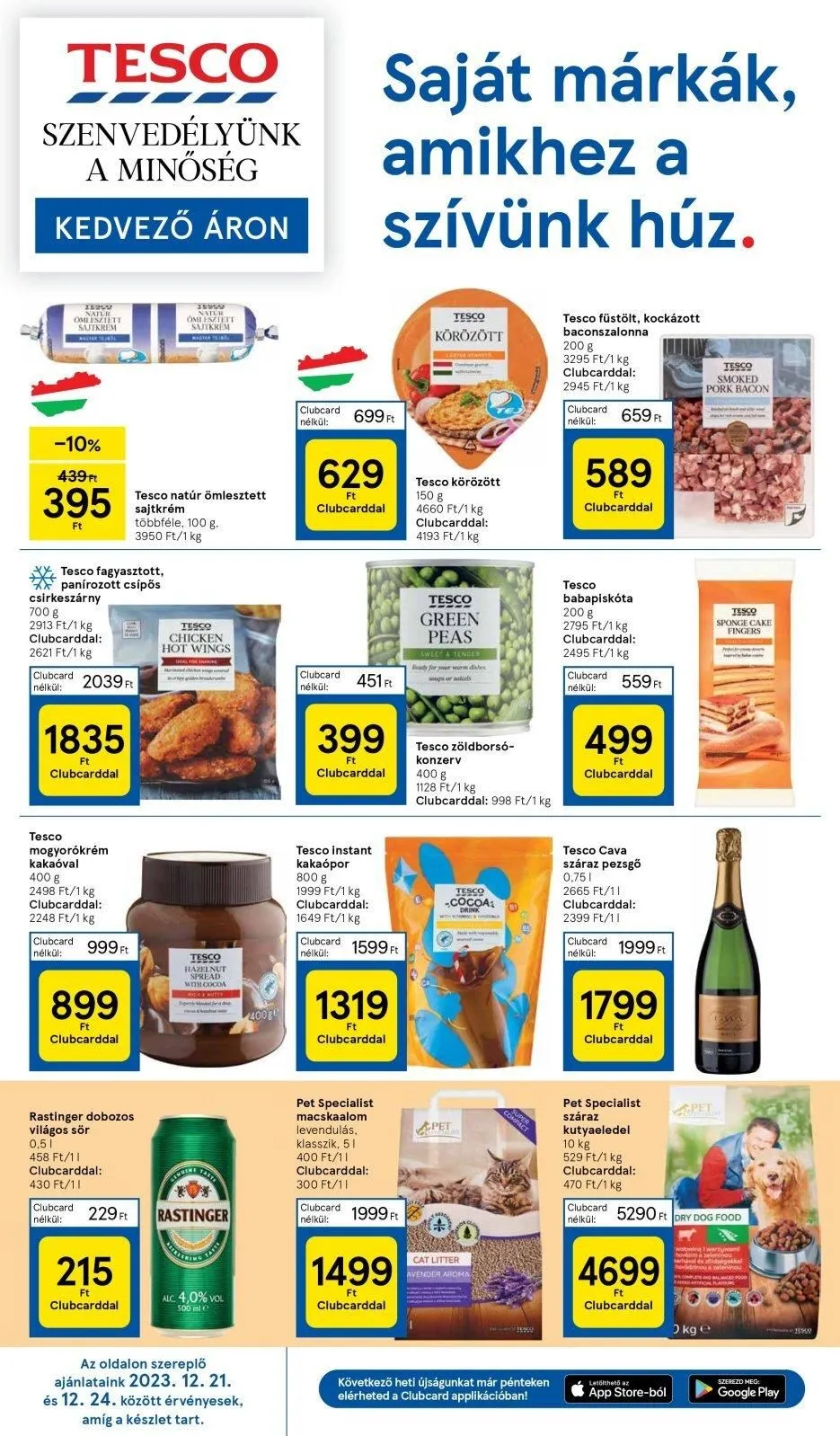 Tesco akciós újság Hipermarket 12.21–12.27 – 4. oldal