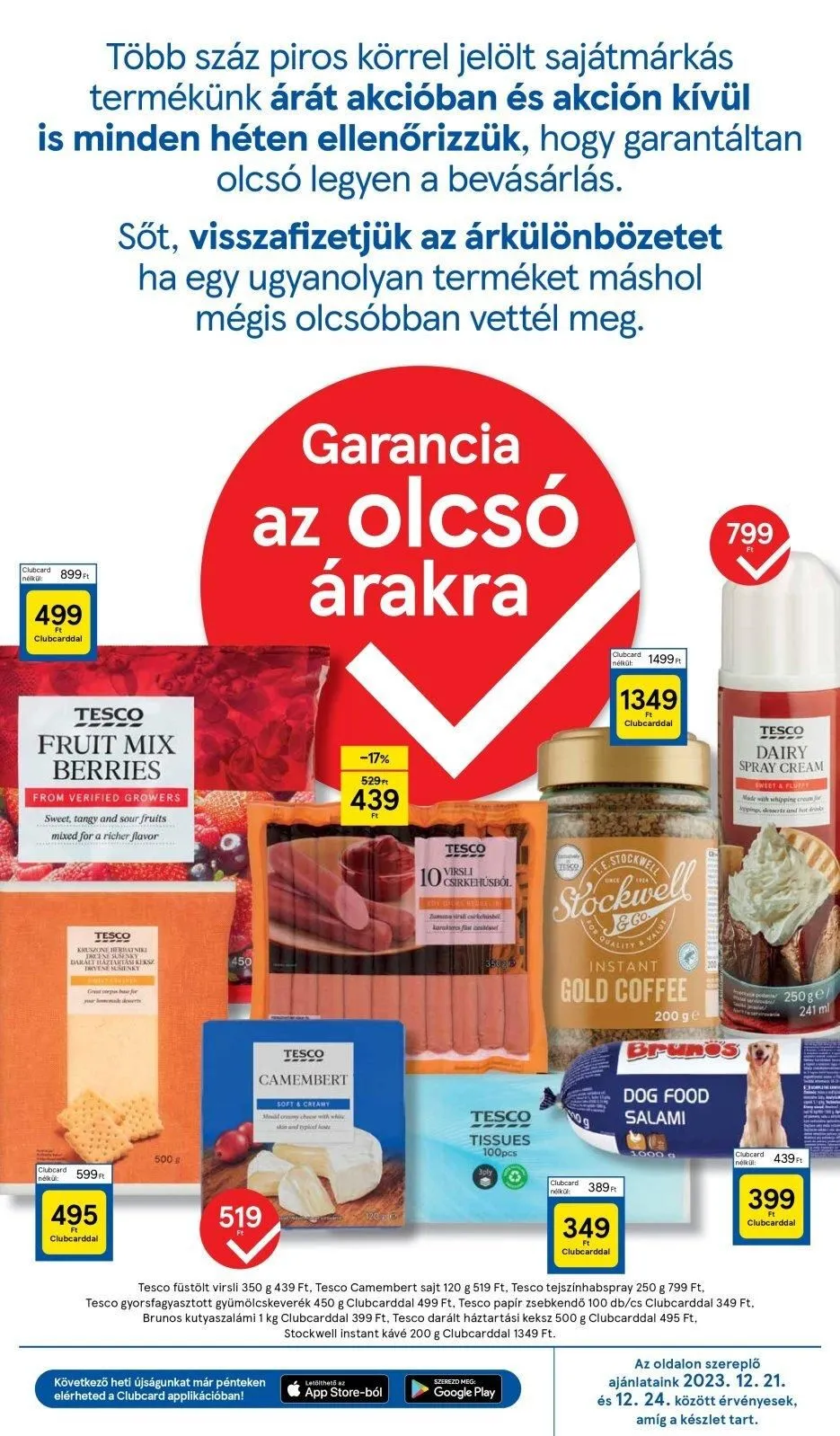 Tesco akciós újság Hipermarket 12.21–12.27 – 5. oldal