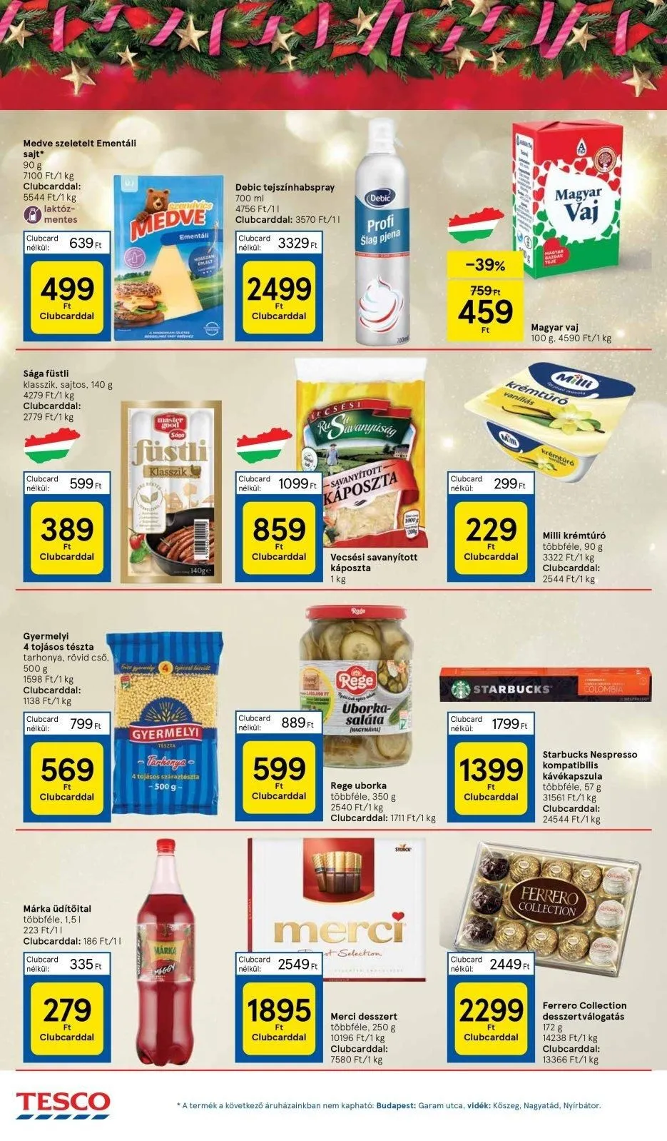 Tesco akciós újság Hipermarket 12.21–12.27 – 6. oldal