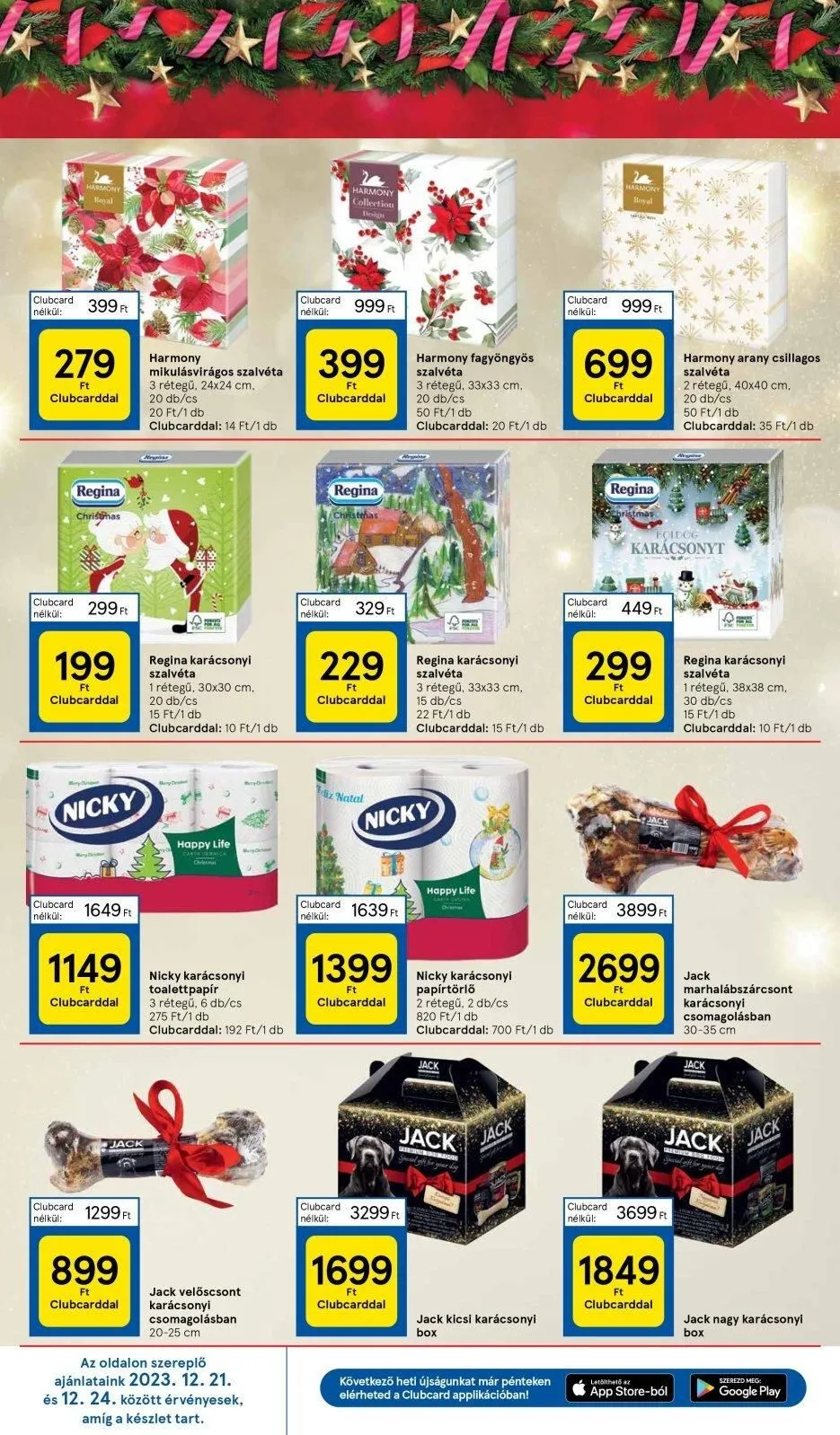 Tesco akciós újság Hipermarket 12.21–12.27 – 8. oldal
