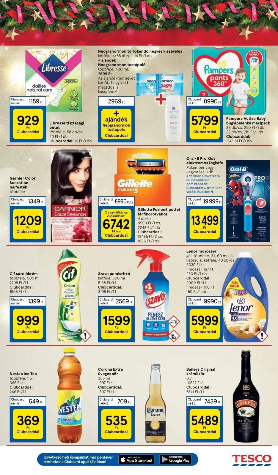 Tesco akciós újság Hipermarket 12.21–12.27 – 9. oldal