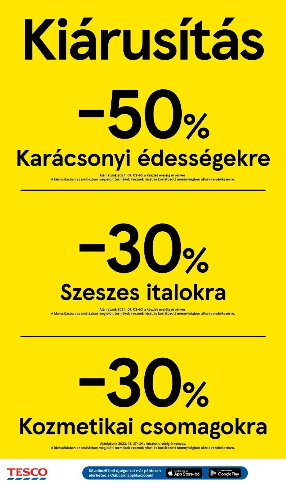 Tesco akciós újság Hipermarket 01.04–01.10 – 14. oldal