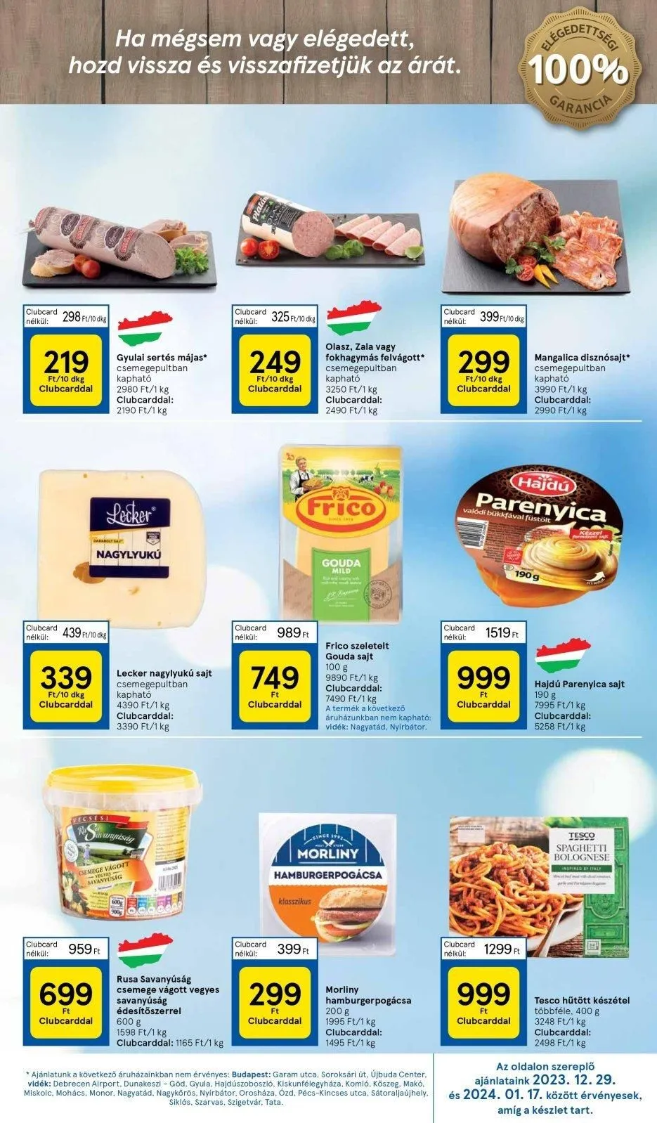 Tesco akciós újság Hipermarket 01.04–01.10 – 19. oldal